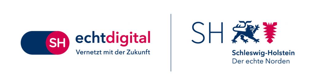Logo echtdigital Dachmarke des Landes Schleswig-Holstein